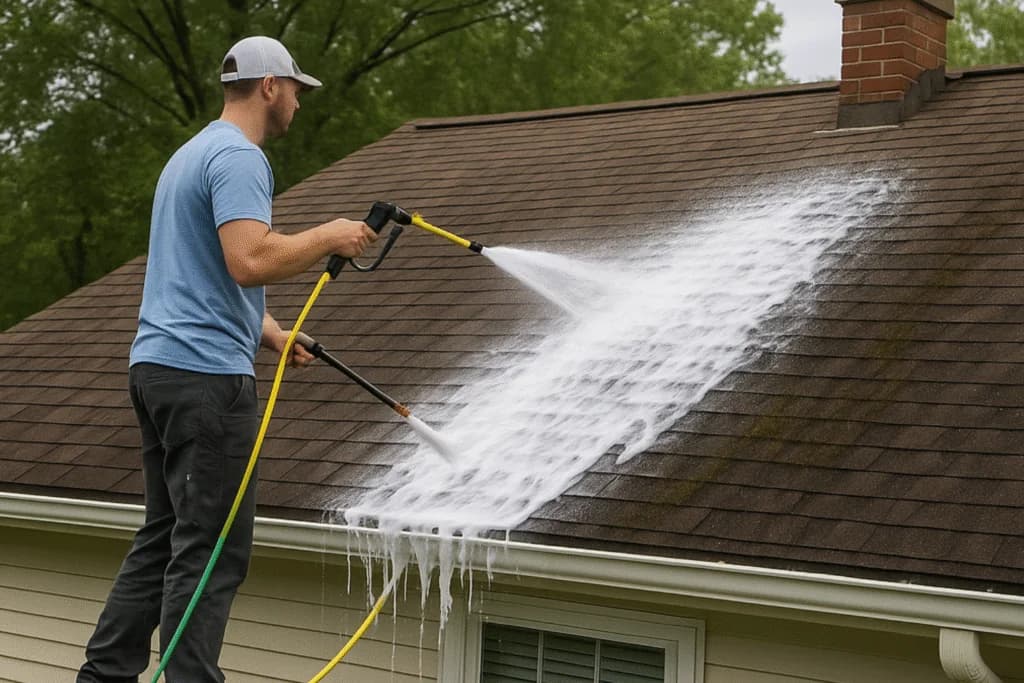Roof Soft Washing in Fairfield County, CT - Protect Your Home and Save Money Today